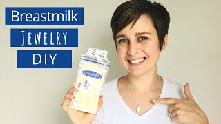 DIY Breastmilk Jewelry START TO FINISH! Make a breastmilk keepsake at home!