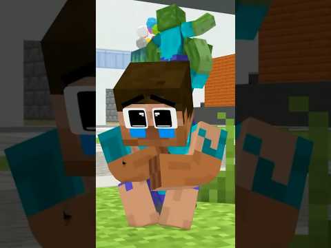 MonsterSchool: HEROBRINE AND BABY ZOMBIE Minecraft Animation