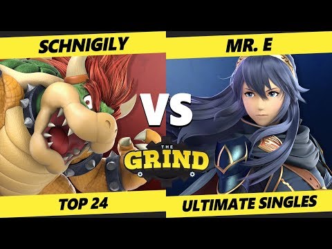 The Grind 116 Top 24 - Schnigily (Bowser) Vs. Mr. E (Lucina) Smash Ultimate - SSBU