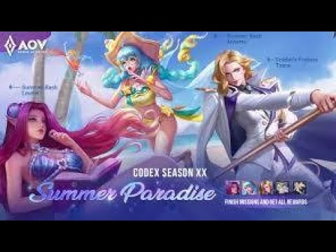 Summer Paradise Codex Season 20 - Garena AOV (Arena of Valor) | RoV | LiênQuânMobile | 傳說對決