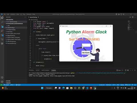 Task2 Codeclause Internship Alarm Clock With Gui Using Python