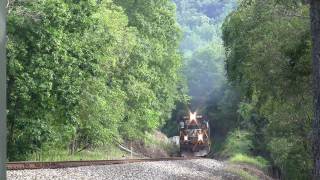 preview picture of video 'Norfolk Southern B-Line - Bust Head Road (HD)'