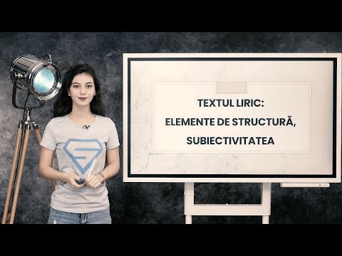 Textul liric: structură și subiectivitate - Clasa a VIII-a