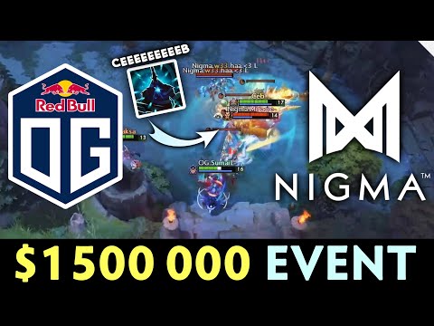 OG vs NIGMA — 200 ping on $1,500,000 tournament