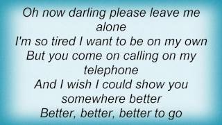 Razorlight - Leave Me Alone Lyrics