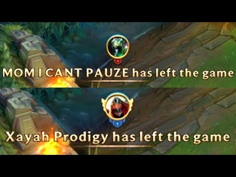 USING ZED W = EVERYONE DISCONNECTS? Gamebreaking Bug!