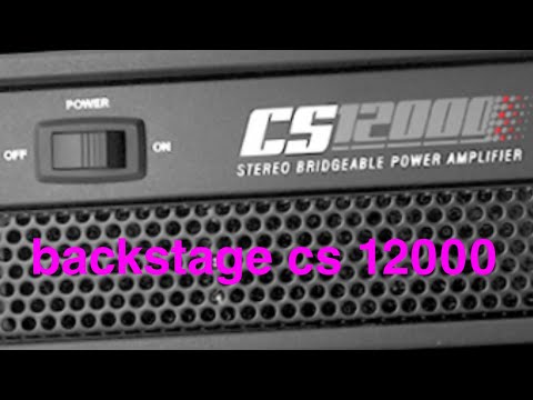 backstage cs 12000