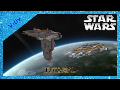 Star Wars Resistance Loadlifter and Resistance Bomber in Minecraft - 1:1 Scale - Tutorial