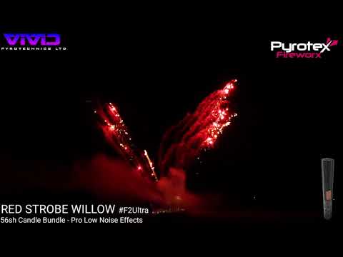 Vivid Pyrotechnics - Red Strobe Willow - VIV56C-004