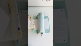 Using my embossing machine #embossing