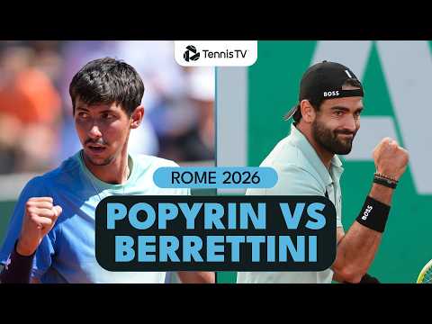 Alexei Popyrin vs Matteo Berrettini Highlights | Rome 2026