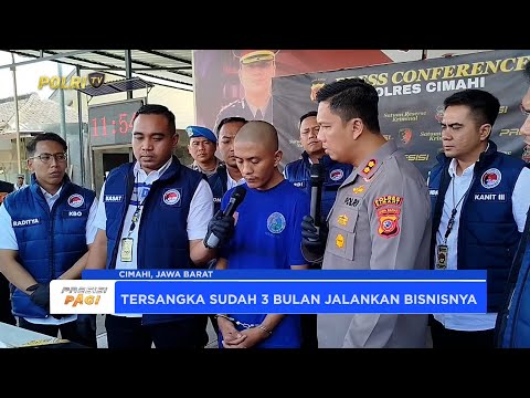 POLRES CIMAHI GREBEK GENG MOTOR PENGEDAR NARKOBA TEMBAKAU SINTETIS