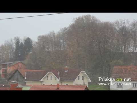 Prve snežinke 2013 v Prlekiji