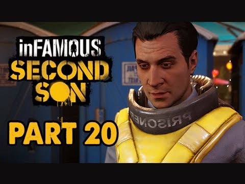 inFamous: Second Son Walkthrough Part 20 - Reggie Takes Flight (PS4 1080p Commentary)
