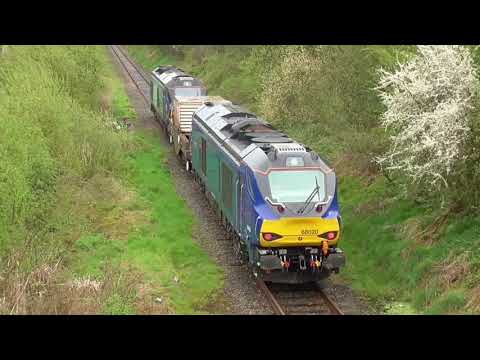 68020/68025 6c52 Heysham - Sellafield flask(s) 27th April 2018