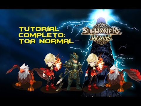 Summoners War : TOA Normal 100 Quest Full Auto Play