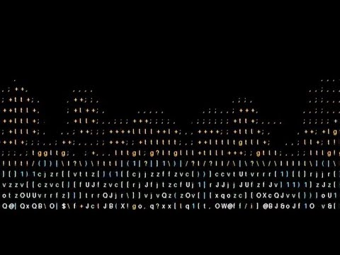Fire Animation Using Characters Only In Python
