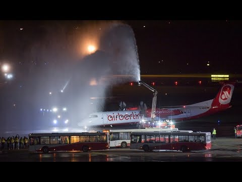 In Hamburg sagt man tschüs! Airport verabschiedet letzten Air Berlin-Flug