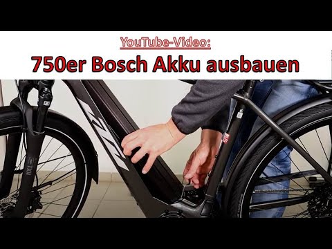 750 Wh Bosch E-Bike Akku entnehmen - KTM Macina Style