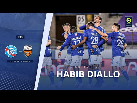 Racing-FC Lorient (1-1) : le but d'Habib Diallo vu du bord terrain