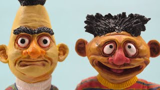 I made Bert and Ernie but they're realistic