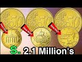 To 3 Ultra 50 Euro Cent Most Valuable Fifty Euro Cent Coins Worth Lot Of Money Coins Worth Money