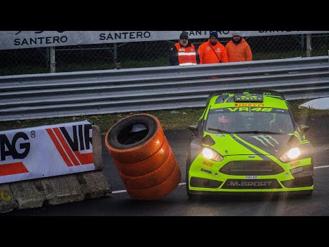 Valentino Rossi / Carlo Cassina - Monza Rally Show 2017 - FREE PRACTICE (HD)