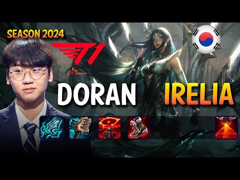 T1 Doran IRELIA vs GNAR Top - Patch 14.23 KR Ranked | lolrec