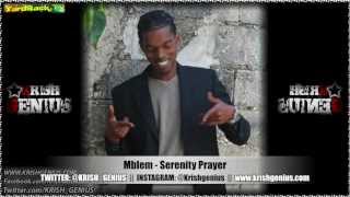 Mblem - Serenity Prayer [Contagious Riddim] Feb 2013