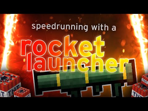 Speedrunning Minecraft with a rocket launcher (k4yfour twitch highlights)