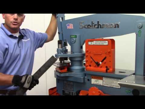 Scotchman 5014ET - 50-Ton Hydraulic Ironworker - USA made