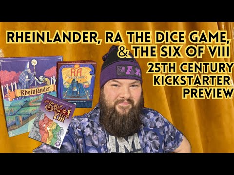 Rheinlander Preview (+ Ra The Dice Game & The Six of VIII)