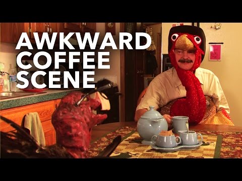 ThanksKilling - Turkie and Sheriff Coffee Scene
