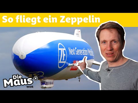 Mit der 360 Grad-Kamera im Zeppelin | DieMaus | WDR