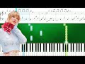 Taylor Swift - tolerate it (Piano Tutorial With Sheets | Piano Instrumental | Piano Karaoke)