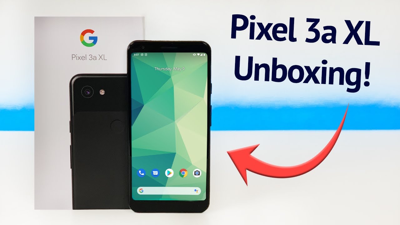 Google Pixel 3a XL - Unboxing and First Impressions (Black)