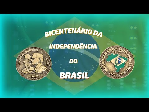 Medalha alusiva ao Bicentenário da Independência do Brasil #Bicentenário