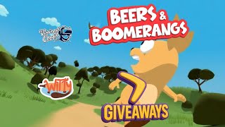 BEERS AND BOOMERANGS   GIVEAWAYS