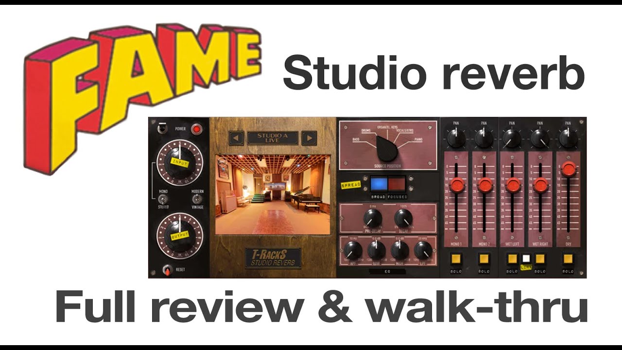 IK Multimedia T-RackS FAME studio reverb review - YouTube