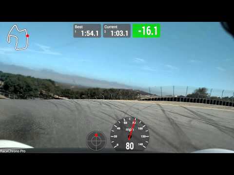 Laguna Seca 991 GT3  1:38.3