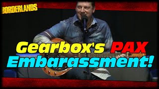 Gearbox's Embarrassing Pax West Press Conference! Randy Pitchford's Cringeworthy Performance!