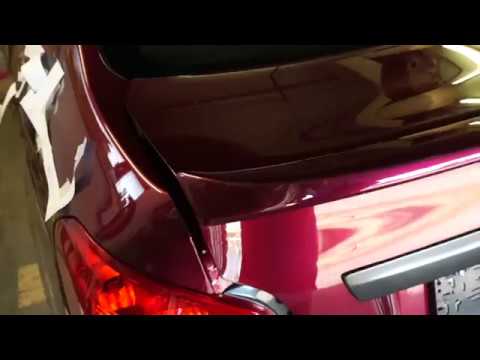 Mitsubishi Mirage G4 - Attrage -- OEM Factory Trunk Spoiler install