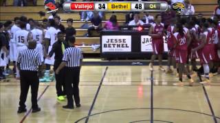 preview picture of video '1/29/15 Bethel Jaguars vs Vallejo Redhawks Men's JV Basketball Pt 2'