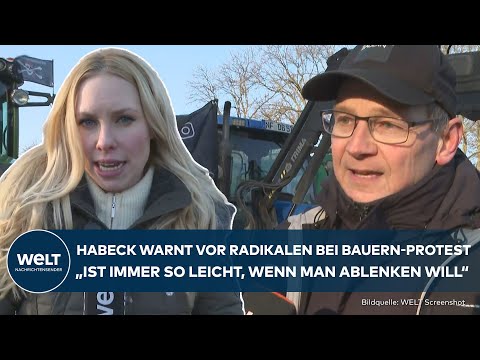 BAUERN-PROTESTE IN DEUTSCHLAND: Habeck warnt vor Rechtsextremen! Bauernverband reagiert prompt