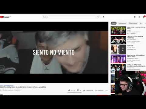 EL DEMENTE Reacciona a FREESTYLE Epico de duki,rusher y lit killha