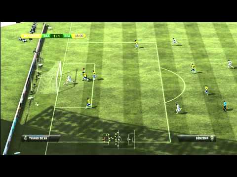 Fifa 12: Benzema Scores from a Goalkeeper's Punt