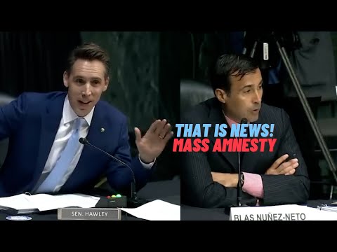 That is news! Hawley astonished lifting Title 42 EASE Border Crisis. Mass migration to mass amnesty