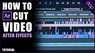How to cut video clips Adobe After Effects 2021