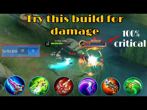 CHOU 100% CRITICAL DAMAGE BUILD TRY THIS | mlbb
