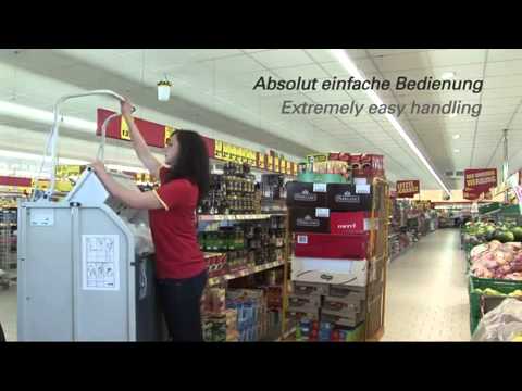 Presse à balles mobile V-Press 60 - compactage des films plastique et matériaux d'emballage légers_1